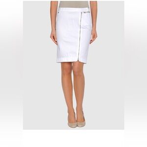 Miss Sixty White Pencil Skirt in Size M